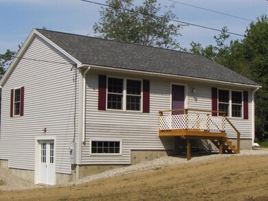 Front and side view of home