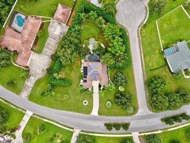 Aerial of 1.21 acre lot.