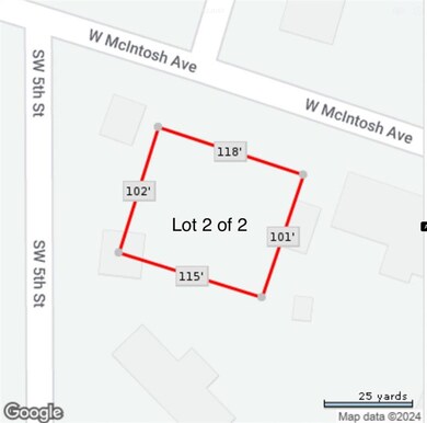 Property lines in red are South of correct, there 