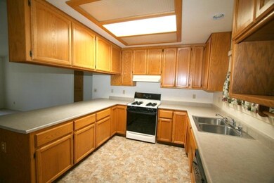 Kitchen with skylight