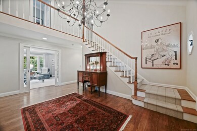 Large entry double-height entry foyer