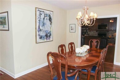 View of the formal dining room from the formal liv