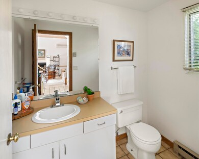 First-floor half bath