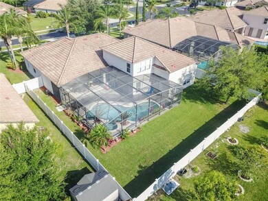 Aerial view backyard, fully fenced!