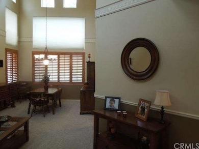 Straight on view of dining area