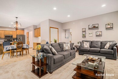Open Concept Living, Dining, Kitchen