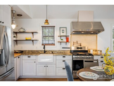 Kitchen with Chief's gas stove