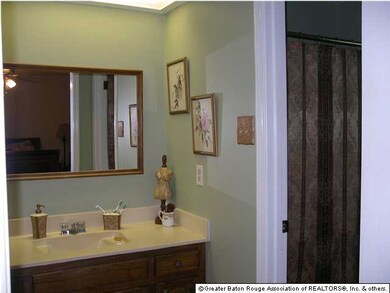 Master Bath with walk-in closet.