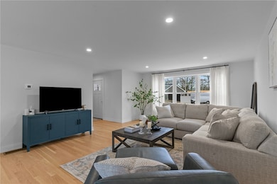 Living area, looking toward the front of the home