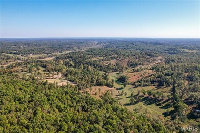 Bird's eye view of a heavily wooded area