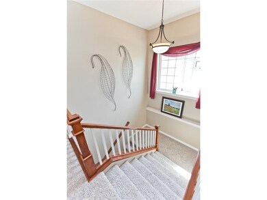 Stairway to lower level.