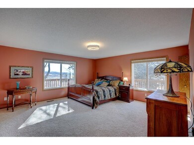 The spacious owner's suite with ensuite full bath