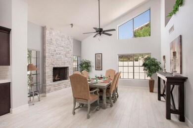 Formal Dining with Fireplace