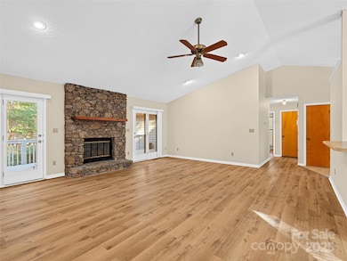 great stone fireplace