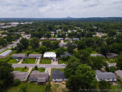 Dronel View of Downtown Tulsa