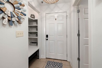 Foyer changed to have better storage and functiona