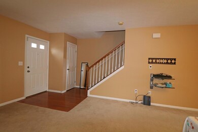 Entry area with hardwood floor