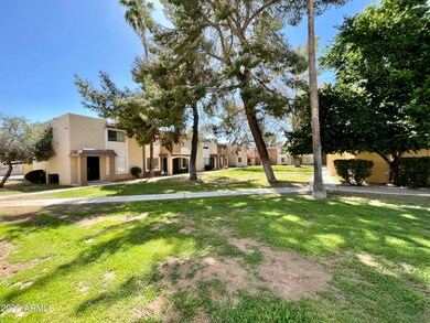The courtyard on the West side of condo