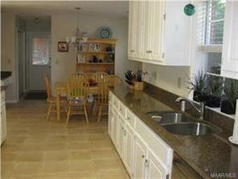 The wonderful spacious kitchen has been recently u