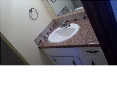 New counter top in bathroom