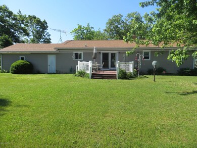 back yard and deck