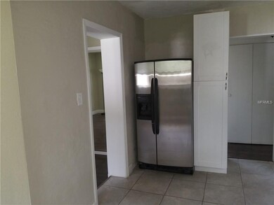 Stainless steel refrigerator and large pantry!