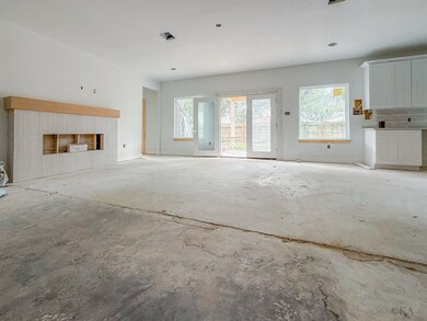 Open living space great for staying engaged with f
