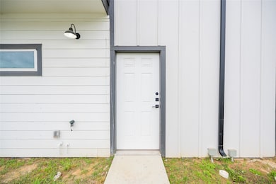 View of back door on the first floor.