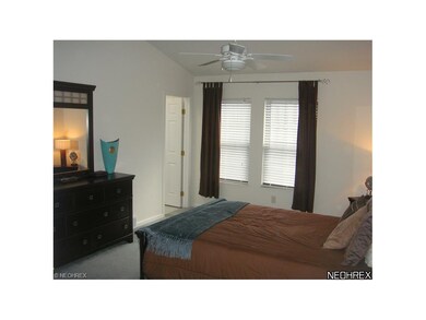 Spacious Master Bedroom with vaulted ceilings, wal