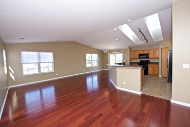 Vaulted ceilings and skylights provide a lot of na