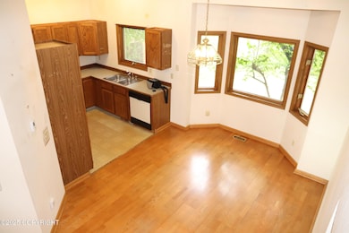 Dining room with opne kitchen