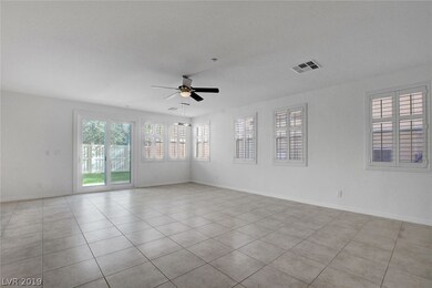 LARGE great room!!  Shutters throughout the house.