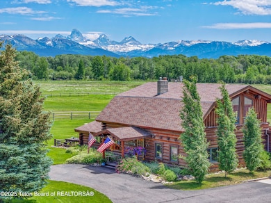 Hand-Hewn Log Home