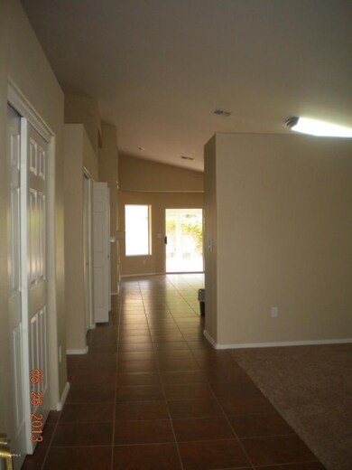 Hallway from the foyer to family room