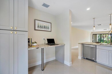 Work Space in Kitchen