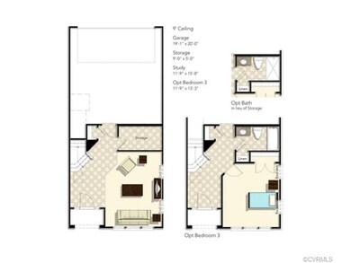 Carmichael first floor plan.