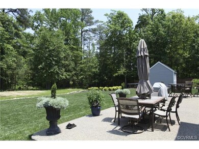 Beautiful backyard with patio