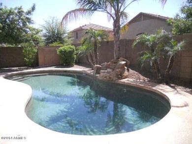 pool with water feature