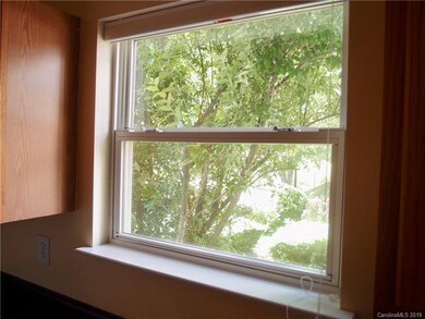Peaceful view outside the kitchen sink window