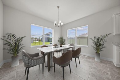 STAGED DINING AREA