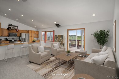 Virtually Staged Living Room