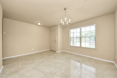 A dedicated dining space with easy access to the k