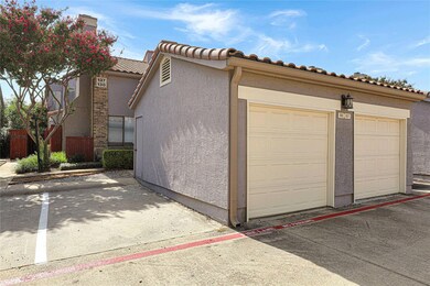 Roomy one car garage is detached but just in front