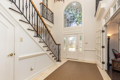 Light and bright two story entry.
