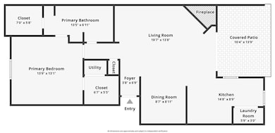View of room layout
