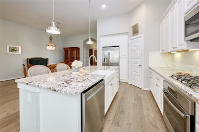 This kitchen combines function and elegance with a