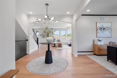 Example picture of a Palmetto model home.  Some features shown may be optional upgrades.