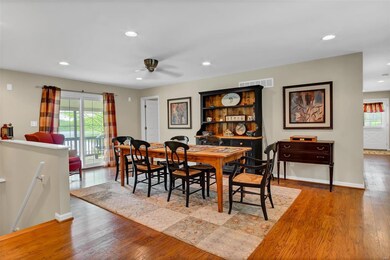 Dining area.  The views!