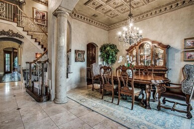 Soaring Ceiling in Entry and the Dining Room to th
