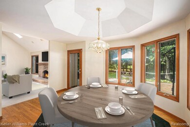 Oval Dining Kitchen Premium views to Park Like setting